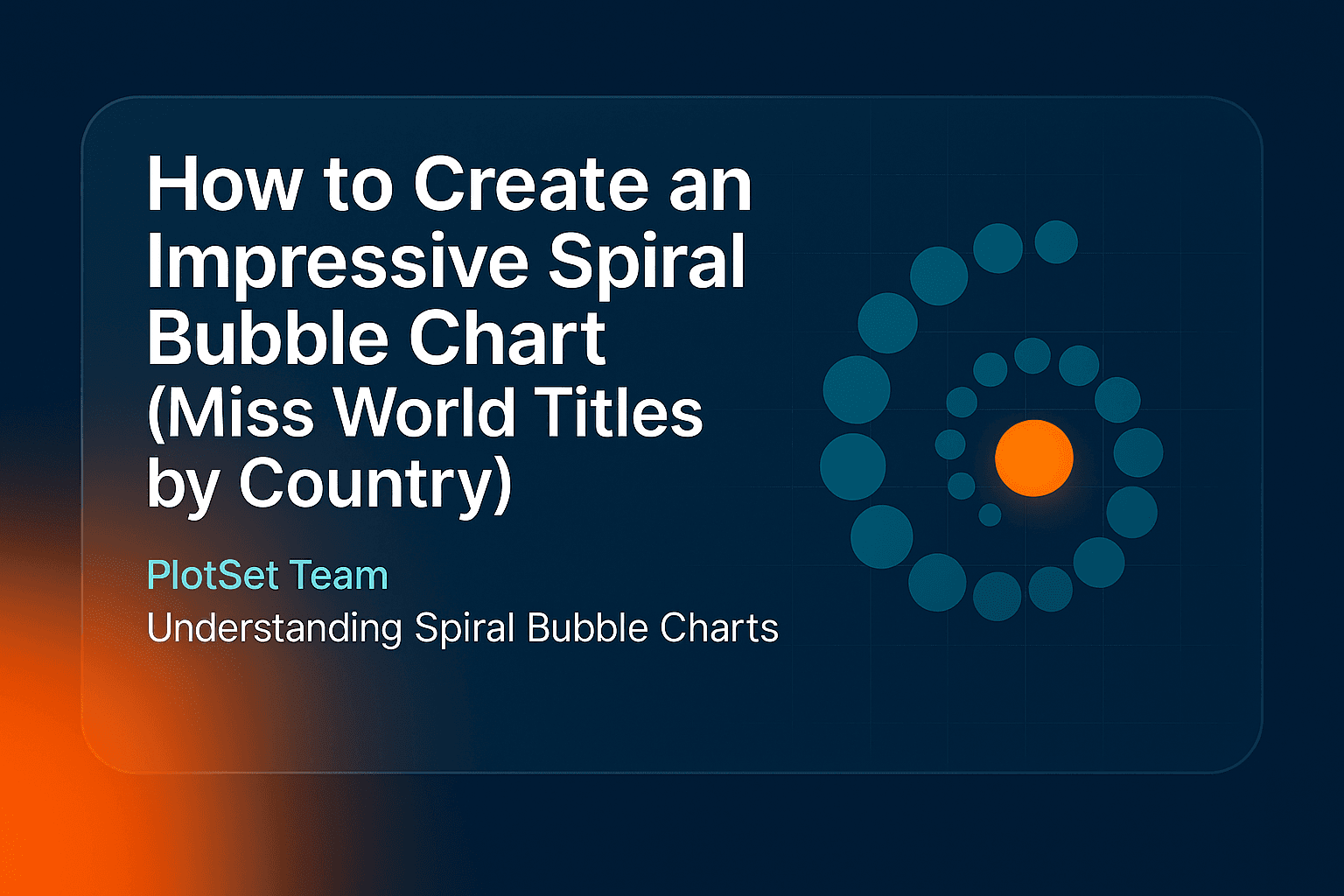How to Create an Impressive Spiral Bubble Chart (Miss World Titles by ...