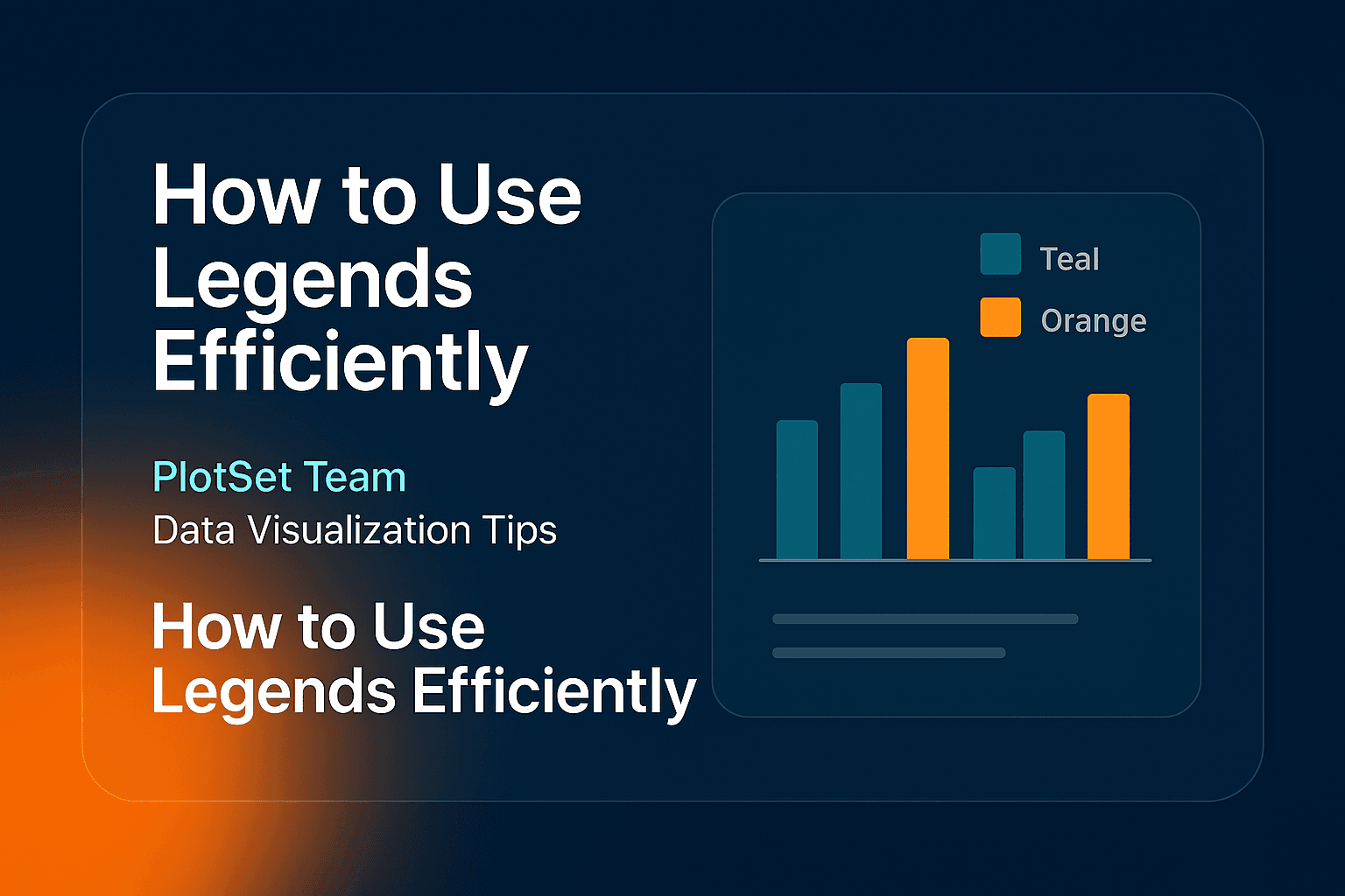 Using A Legend How to Use Legends Efficiently | PlotSet